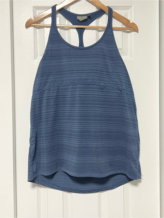 Athleta Tops - Athleta Swift Reach & Restore Tank Blue Racerback Active Top Large